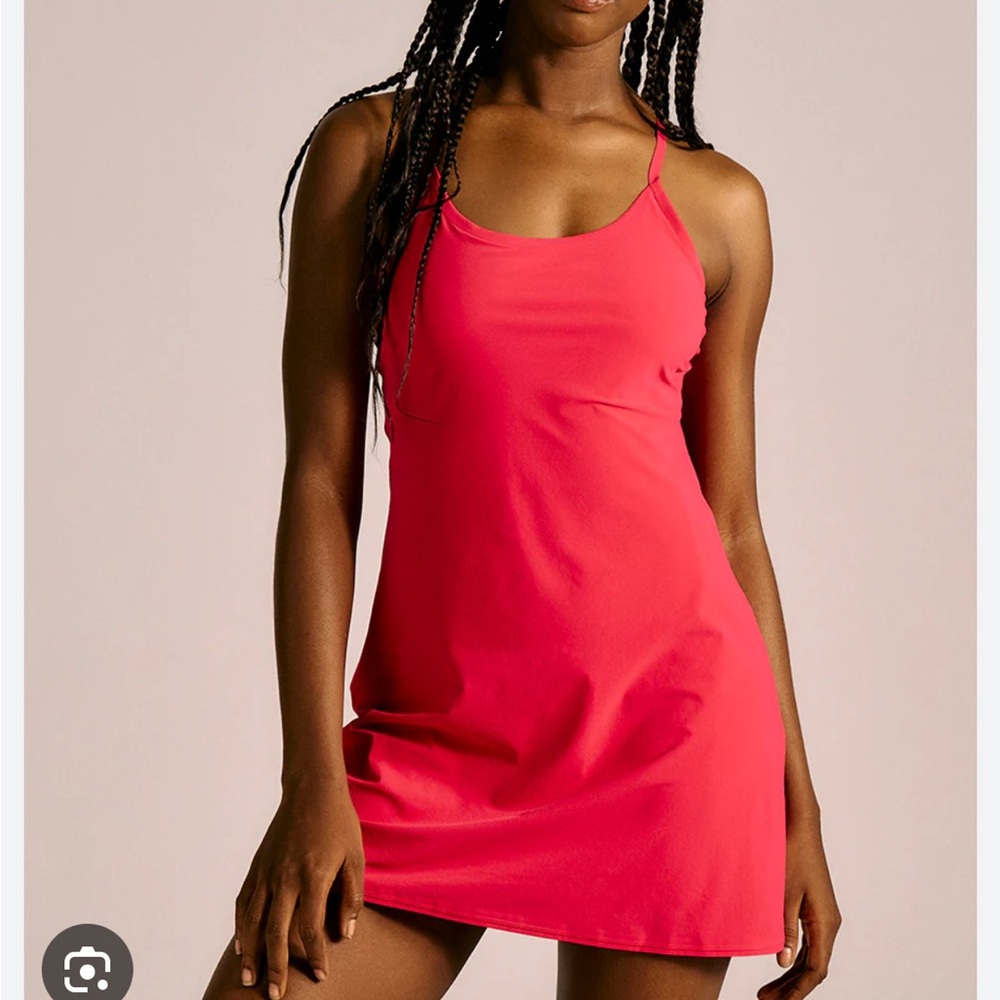 Outdoor Voices The Exercise Dress red